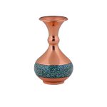گلدان فیروزه کوبی مدل شلغمی کد 62