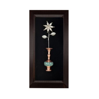 تابلو فیروزه کوبی مدل گل کد 104